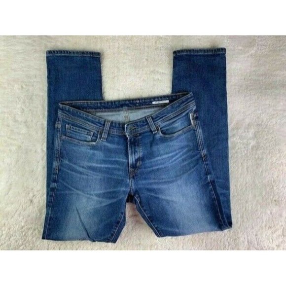 EDC Mens Jeans Size 35x32.5 (Measured) Stretch Slim Fit Med Wash - Picture 2 of 5